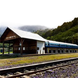 Train Station In The Mountains Png 78 PNG image