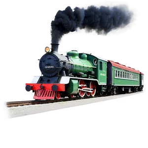 Train Station With Steam Locomotive Png 50 PNG image