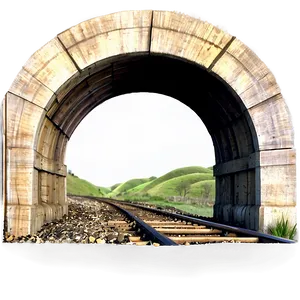 Train Track And Tunnel Png 82 PNG image