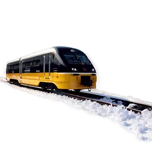 Train Track In Winter Png Ikd80 PNG image