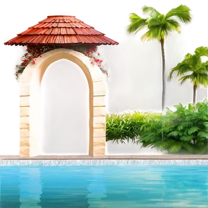 Tranquil Pool Water PNG 63