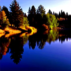 Tranquil Spokane River PNG Nui PNG