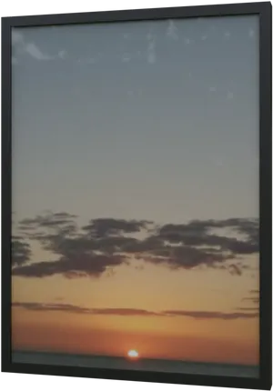 Tranquil_ Sunset_ Horizon PNG image