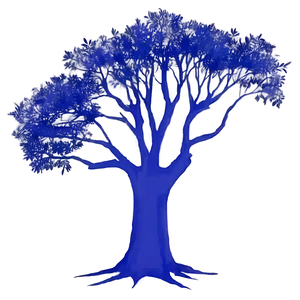 Tranquil Tree Silhouette Png Dig PNG image