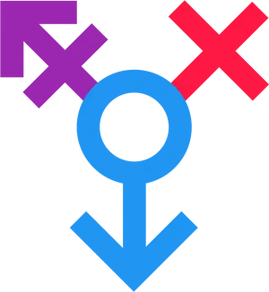 Transgender Symbol Illustration PNG image