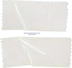 Transparent Adhesive Tape Pieces PNG image