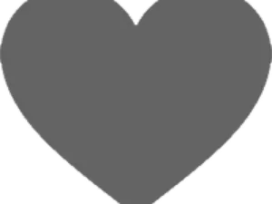 Transparent Background Blue Heart Outline PNG image