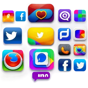 Transparent Background Social Media Icons PNG Yws33 PNG