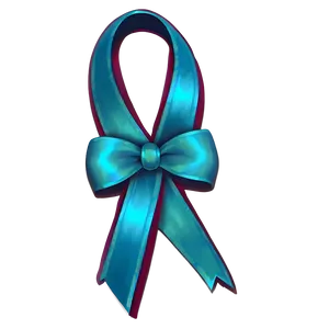 Transparent Background Teal Ribbon Png 96 PNG image