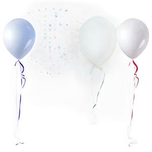 Transparent Background White Balloon PNG Dew PNG