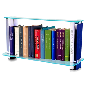 Transparent Bookshelf With Books Png 05262024 PNG image