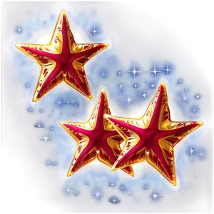 Transparent Christmas Stars PNG 33 PNG