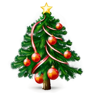Transparent Christmas Tree Branch PNG Eyl