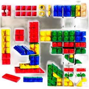 Transparent Colored Building Blocks PNG Fsq