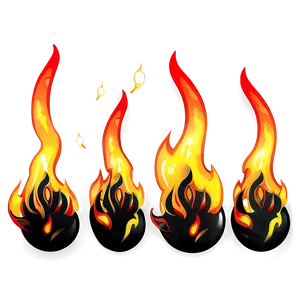 Transparent Fire Emoji Png 05262024 PNG image