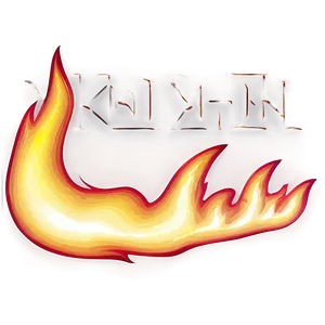 Transparent Fire Text PNG 32