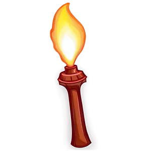 Transparent Fire Torch PNG 05262024 PNG