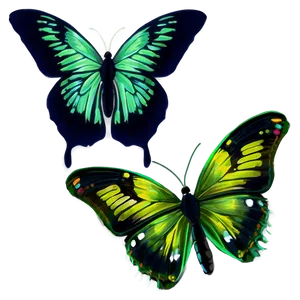 Transparent Green Butterfly Drawing PNG 42 PNG