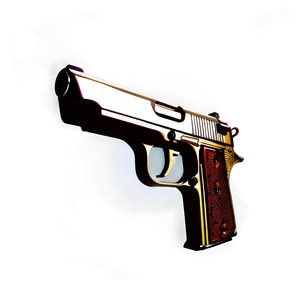 Transparent Gun Outline PNG 19