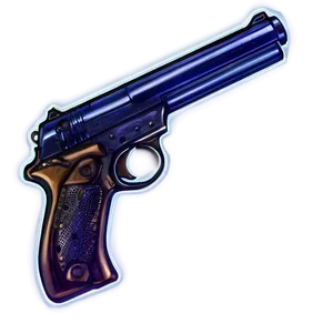 Transparent Gun Outline PNG 85