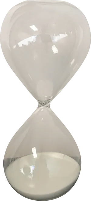 Transparent Hourglass Sand Timer PNG image