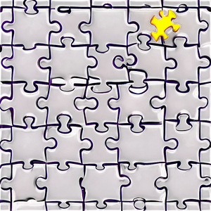 Transparent Jigsaw Puzzle PNG 06112024