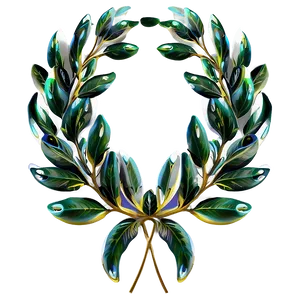 Transparent Laurel Wreath PNG 06262024