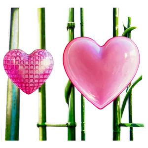 Transparent Pink Heart PNG 82
