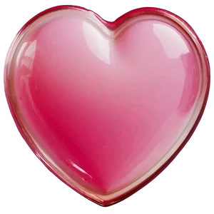 Transparent Pink Heart PNG Fka27