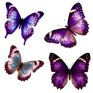 Transparent Purple Butterfly Png 05232024 PNG image