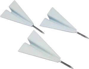Transparent Push Pins PNG