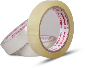 Transparent Scotch Tape Rolls PNG image