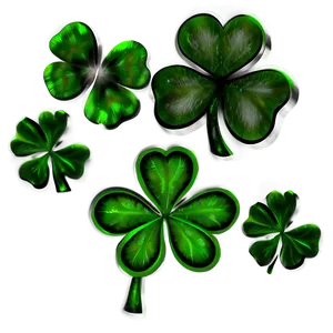 Transparent Shamrock Overlay PNG Gfm