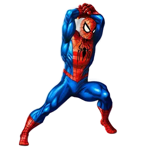Transparent Spiderman Design PNG Xjj