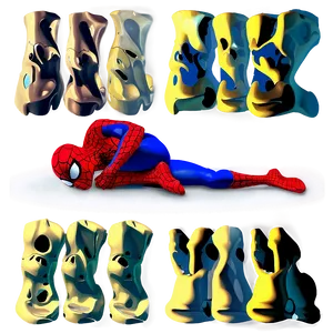Transparent Spiderman Gesture PNG 05262024