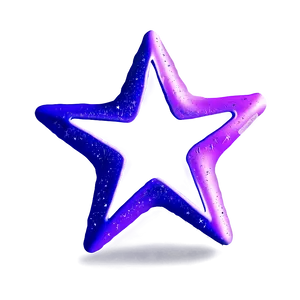 Transparent Star Sticker PNG 06132024
