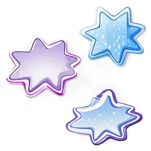 Transparent Star Sticker PNG Uew PNG