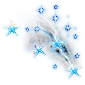Transparent Stars And Swirls PNG 05252024