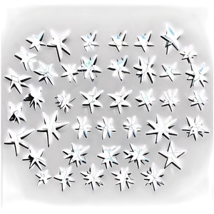 Transparent Stars And Swirls PNG Rks