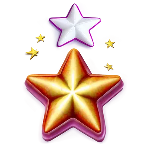 Transparent Stars For Editing PNG Oit