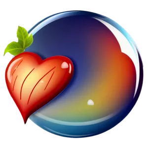 Transparent Valentine Heart PNG 37