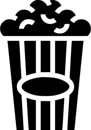 Trash Can Icon Blackand White PNG image