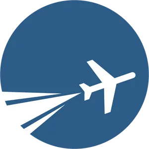 Travel Airplane Logo Design PNG