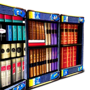 Travel Books On Shelf PNG Ldk82 PNG