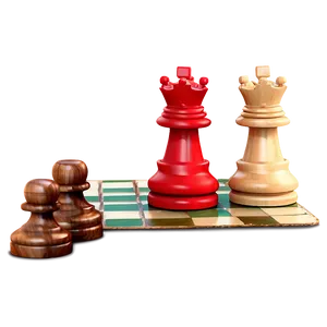 Travel Chess Pieces Portable PNG 05252024