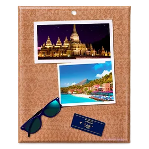 Travel Memories Pin Board Png Xpe PNG image