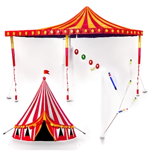 Traveling Circus Tent PNG 06132024