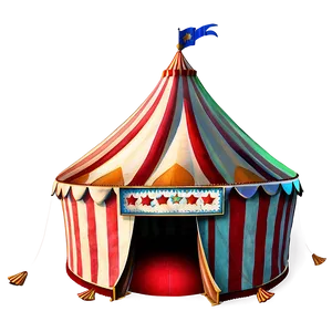 Traveling Circus Tent PNG Ppt