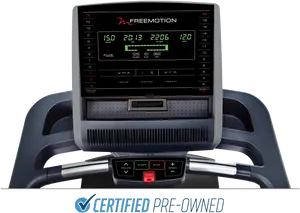 Treadmill Console Display Freemotion