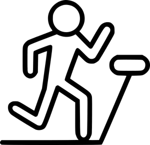 Treadmill Exercise Icon